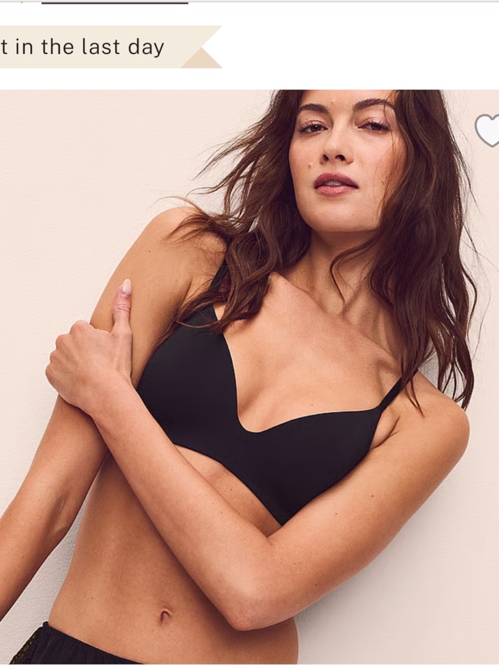 New! VS Lightly lined Tshirt Wireless Bra